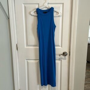 ASOS blue cotton midi dress. Size M. Worn once.